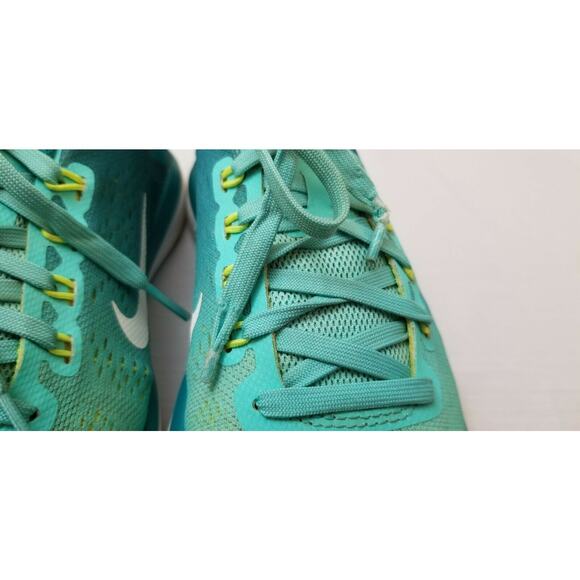 Nike Women's Flex 2016 RN 830751-300 Hyper Turquoise Running Shoes Lace Up Sz 8 - Picture 6 of 12